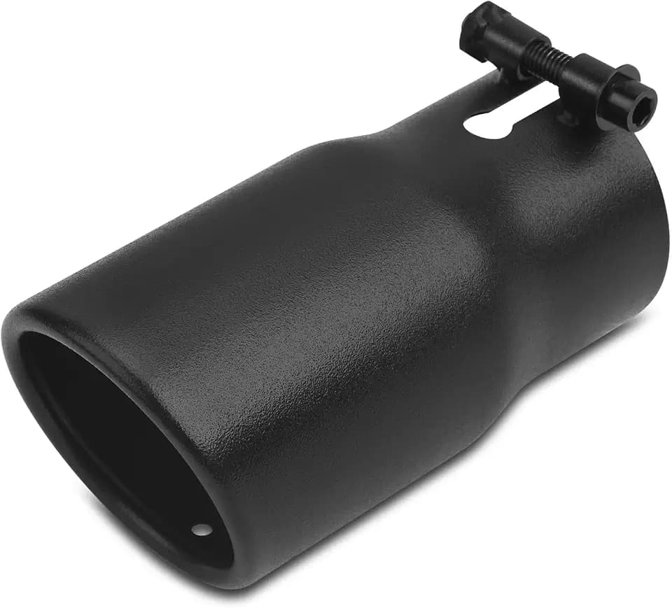 Vurkcy 2.5 inch Inlet Exhaust Tip, 3" Outlet 6" Overall Length