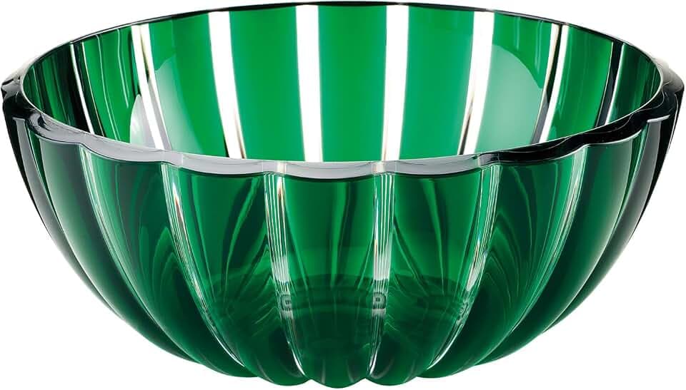 GUZZINI - Schussel Xl "Dolcevita", Bio-Based Plastic, Emerald, 30x30xh11,5, Green