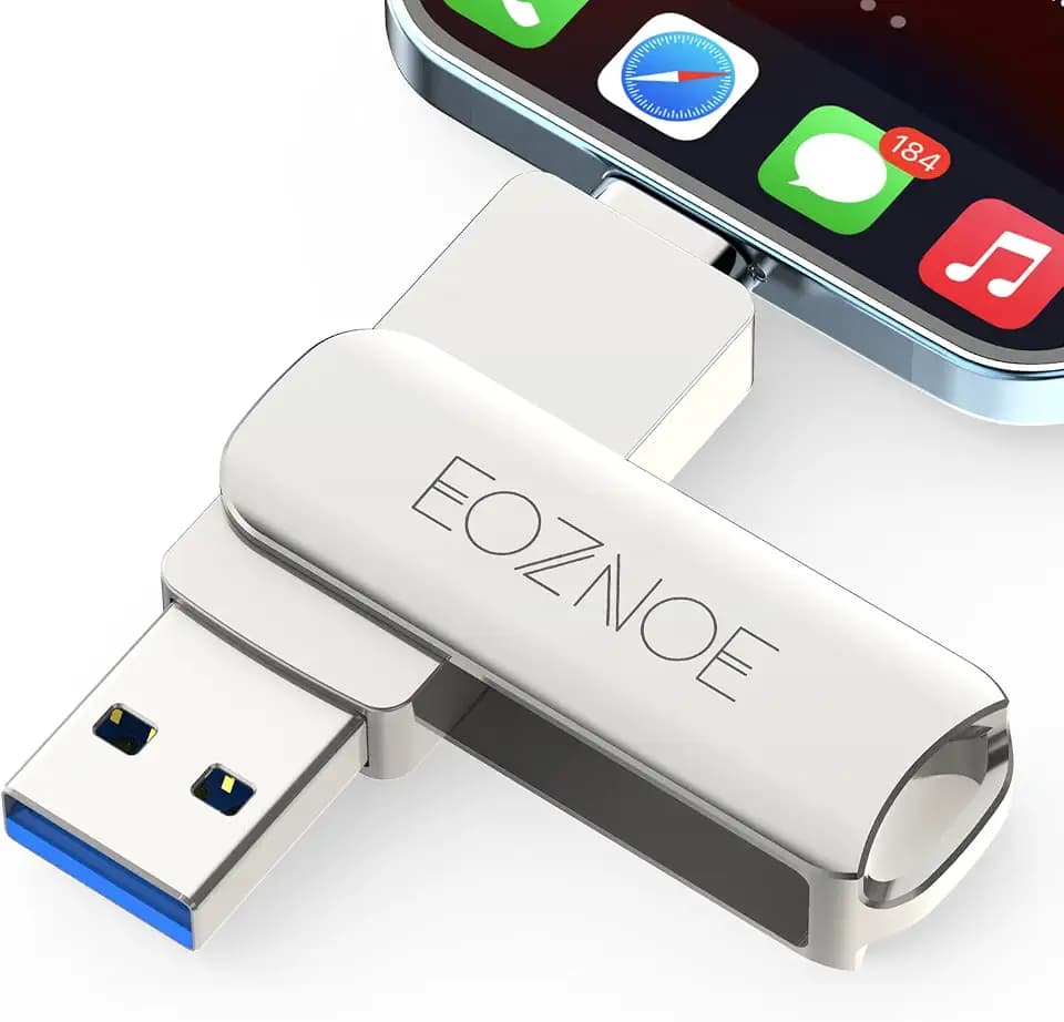 USB Stick 128GB,Speicherstick Kompatibel mit iPhone/Android/PC