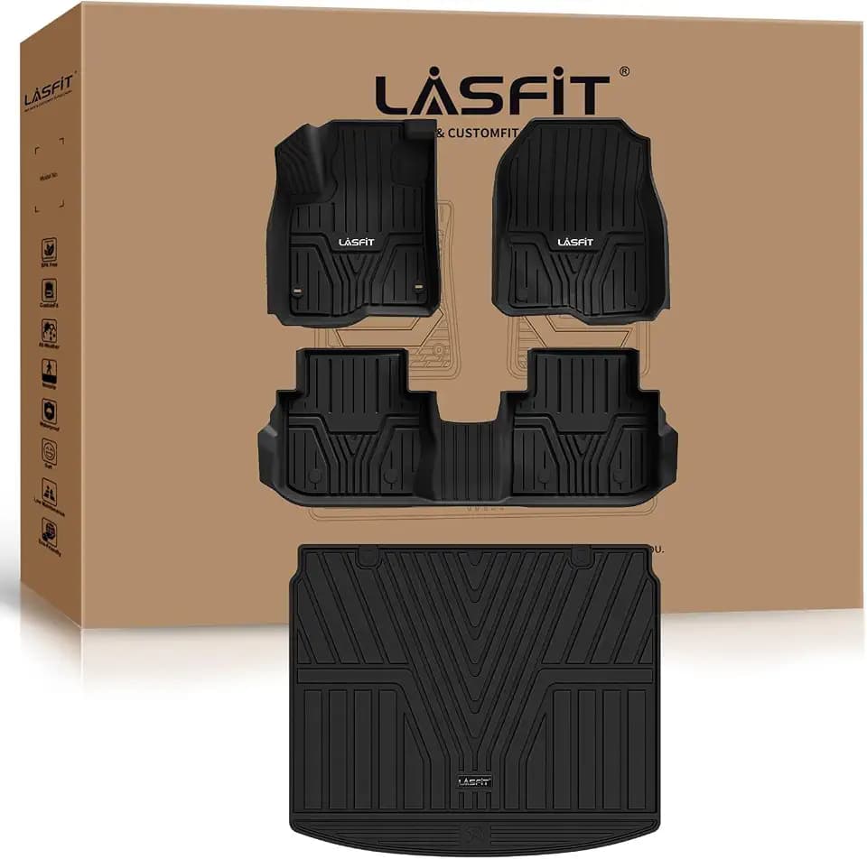 LASFIT Floor Mats for Honda CR-V 2023-2026 2027 (Gas & Hybrid & e:FCEV)