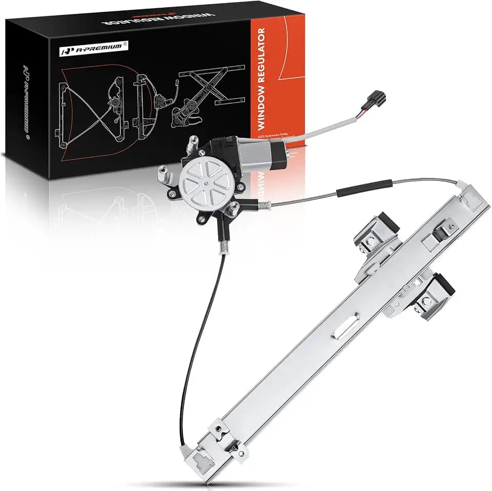 A-Premium Front Passenger Side Power Window Regulator with Motor (2-Pin)