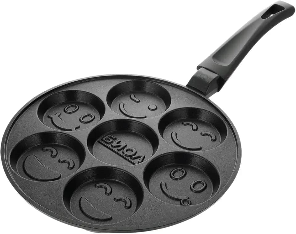Pancakes Pfanne Ø24cm Augenpfanne Beschichtung NICHT Induktionsgeegnet