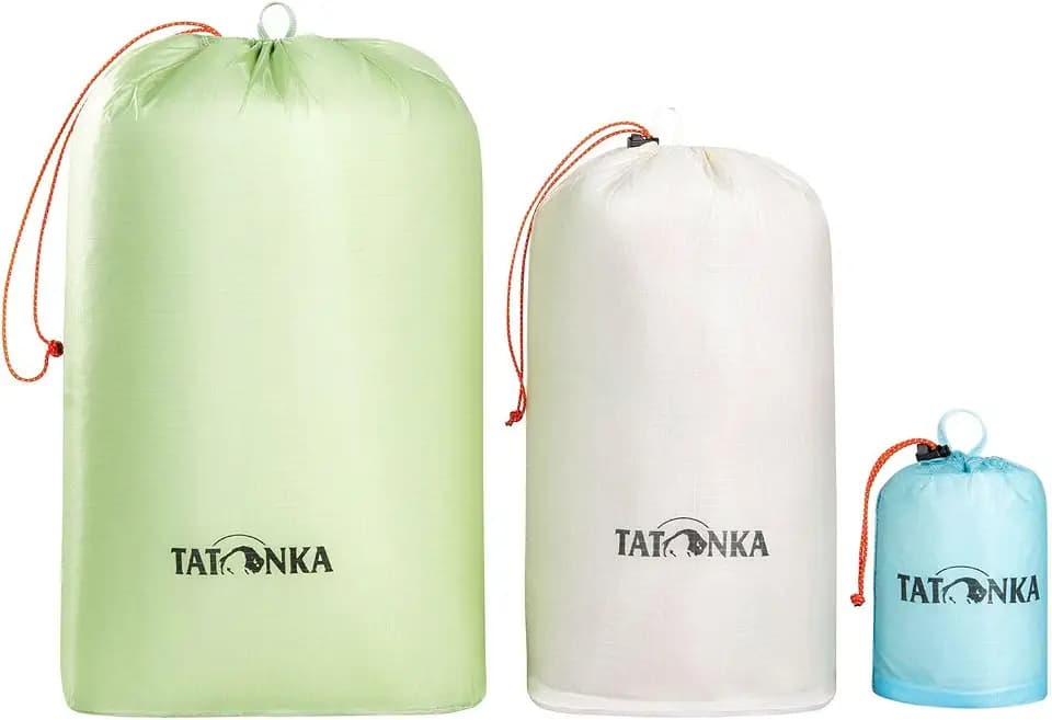Tatonka Packbeutel SQZY Stuff Bag (0.5L // 2L // 5L oder 10L Volumen) - Ultraleichter und PFC-freier Stausack mit Schnürzug - Ideal zum Sortieren des Reisegepäcks