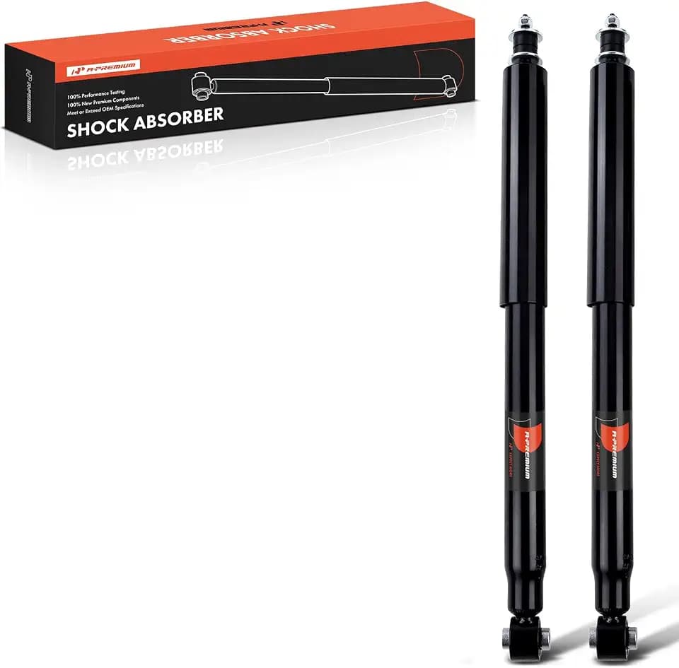 A-Premium Rear Shock Absorbers, Set of 2 - Compatible with Mazda