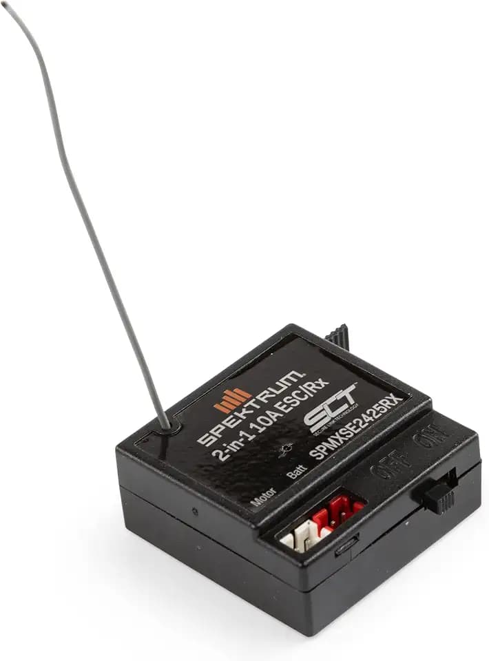 Spektrum 10 Amp Brushed 2-in-1 ESC/SLT Receiver Combo, SPMXSE2425RX