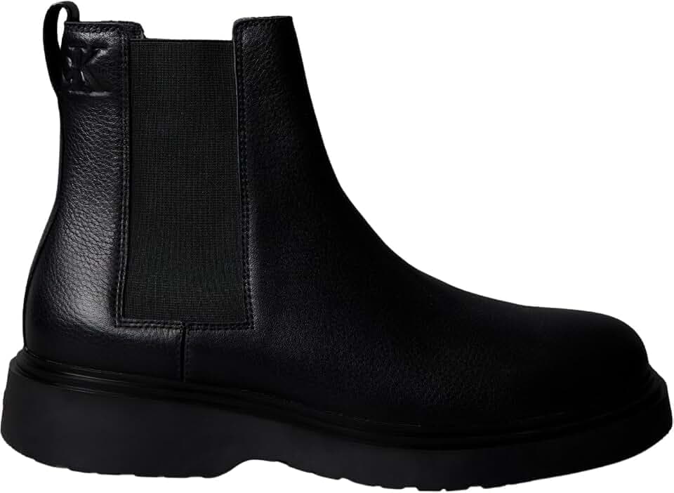 Calvin Klein Herren Chelsea Boots Combat aus Leder