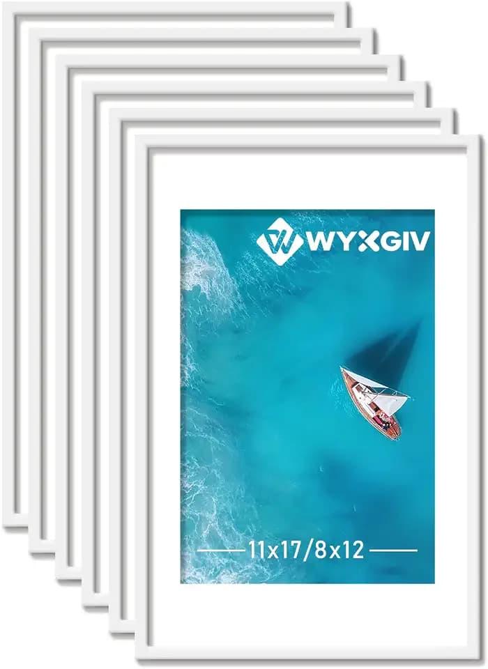 11x17 Picture Frame Set of 6 for Photo Poster Horizontally/Vertically