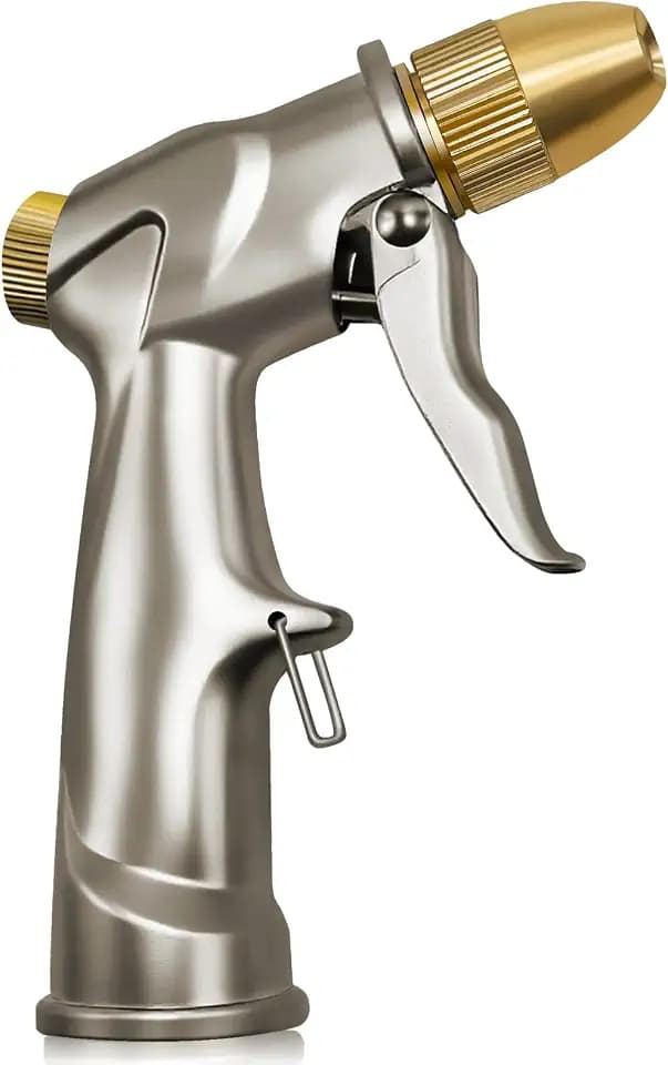 ARXIVE Heavy Duty Garden Hose Nozzle, High Pressure Handheld Sprayer