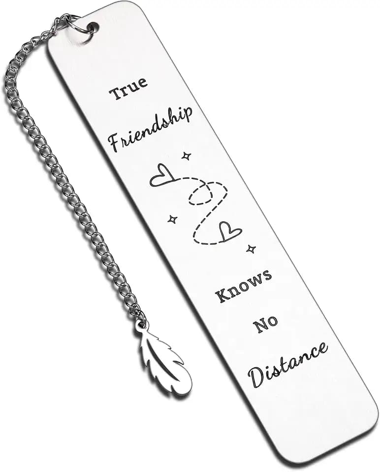 Long Distance Friendship Gifts Bookmark - Going Away Gifts for Best Friends