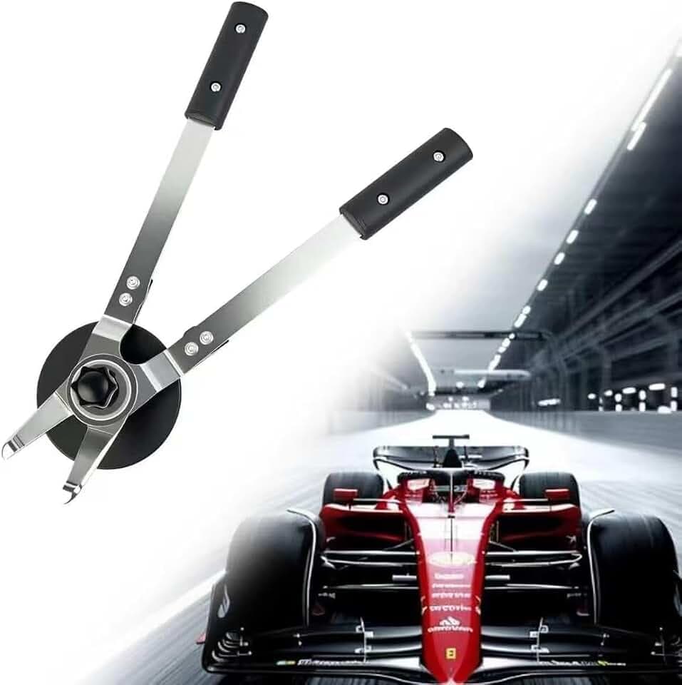 Racing Kart Tire Changing Tongs - Fits 5" Rims, Dual-Tong Design