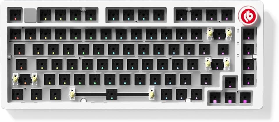 LEOBOG Hi75C Upgraded Wired Mechanical Keyboard Kit – Aluminum Alloy 75%