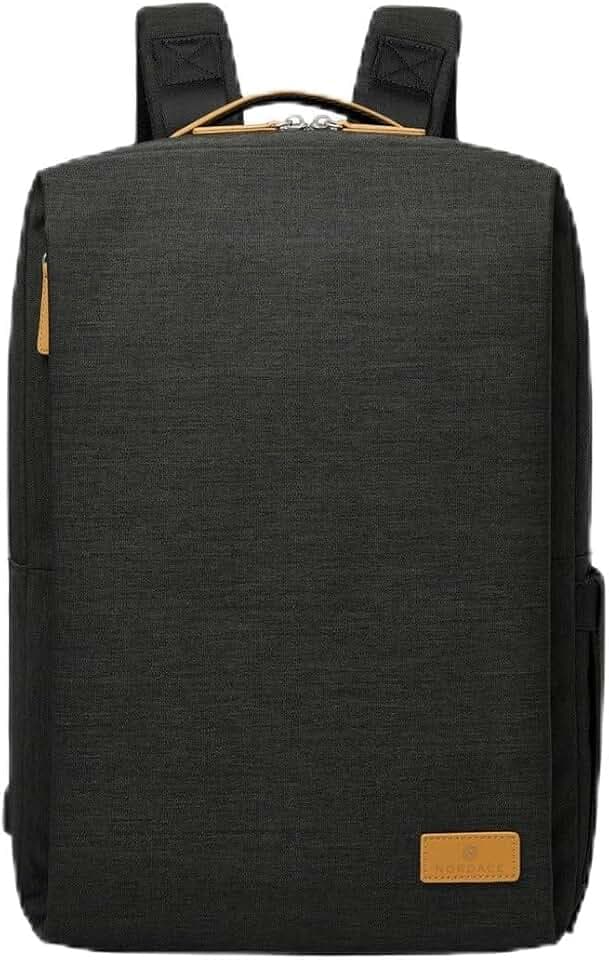Nordace Unisex Nordace Siena PRO 15 Rucksack (1 Stück), schwarz-braun, Eine Größe, Tagesrucksack