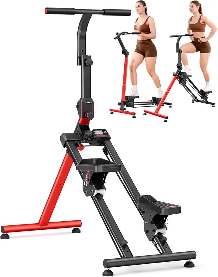 YOLEO Stair Stepper for Exercise at Home, 3-Mode Folding Stairmaster, 660LB