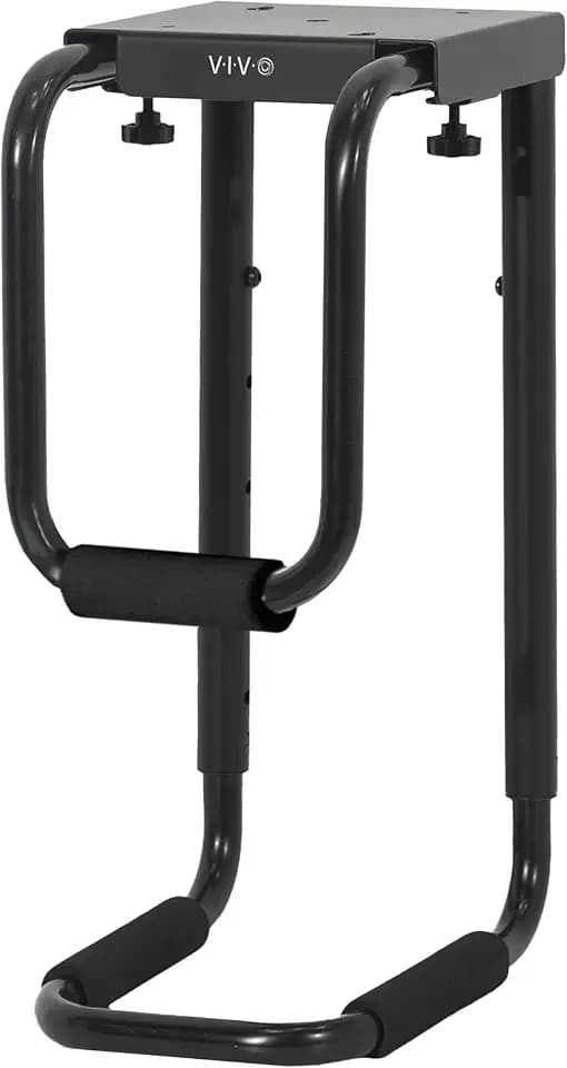 VIVO Black Heavy Duty Under Desk Large Office PC Mount, MOUNT-PC04B