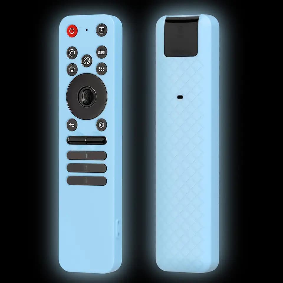 Case Cover for LG MR25GA Remote, Protective Sleeve for 2025 LG OLED Smart TV C5 B5 G5 M5 Series Remote, Glow Blue
