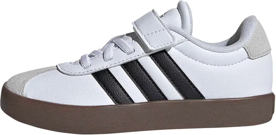 adidas Kids' VL Court 3.0 Elastic Lace Sneaker