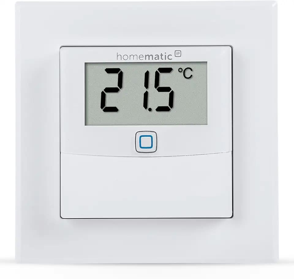 Homematic IP Temperatur- und Luftfeuchtigkeitssensor mit Display – innen