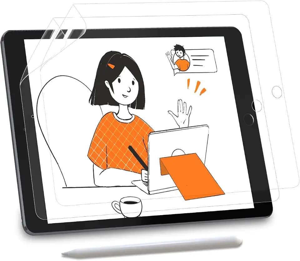 KCT 2 Pack Paperfeel Screen Protector for iPad 9.7(6th/5th) & iPad Air 1/2