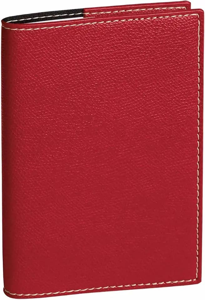 Quo Vadis - 1 Wochenkalender Texthebdo – Einband Club rot – Maße: 16 x 24 cm – August 2025 bis August 2026