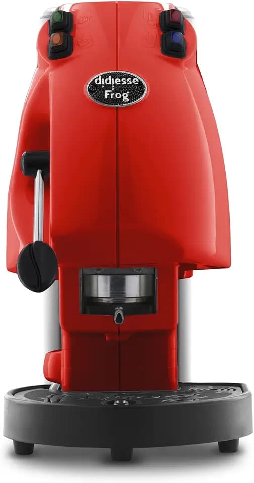 Didiesse Frog Revolution Kaffeemaschine für Pads, 650 W, Rot, Vollrot