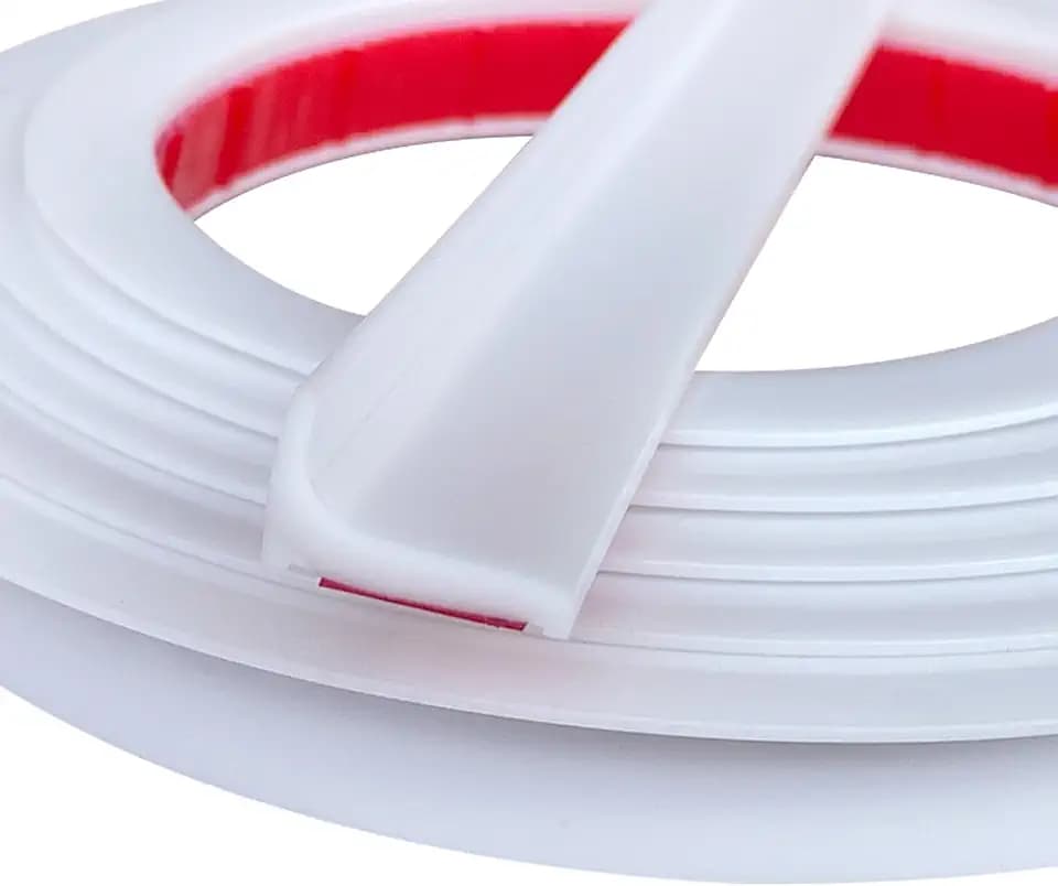 Schwallschutzleiste für Dusche Selbstklebend Silikon Wasserstopper 1.2M