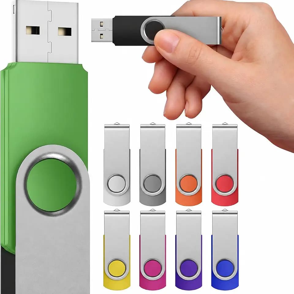 FEBNISCTE USB Stick 3.0 USB Flash Drive 8GB 10 Stück Flash Memory Pens