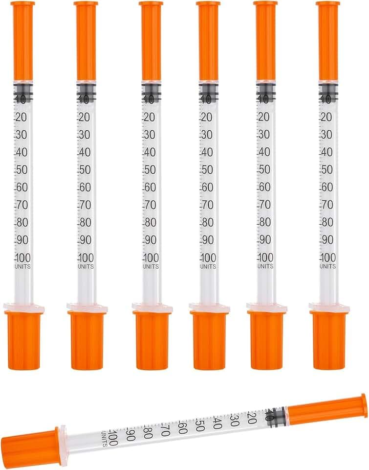100 Stück1ml/cc Kunststoff Mehrzweck-Messwerkzeuge 0,29 x 8mm einzeln verpackt (100)