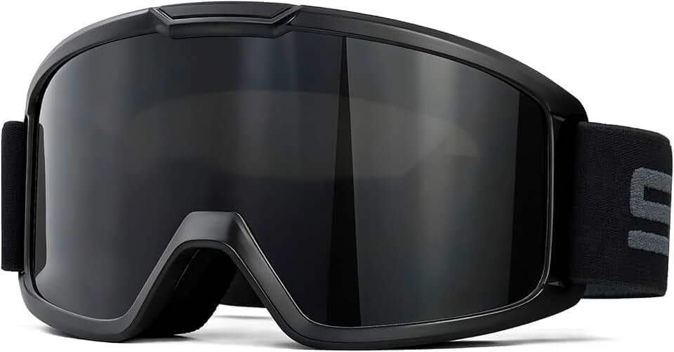 SPOSUNE Ski/Motorrad ATV Brille mit Anti-Beschlag-Doppelscheibe - Off Road Racing Dirt Bike Goggles, Schneebrille Männer Frauen