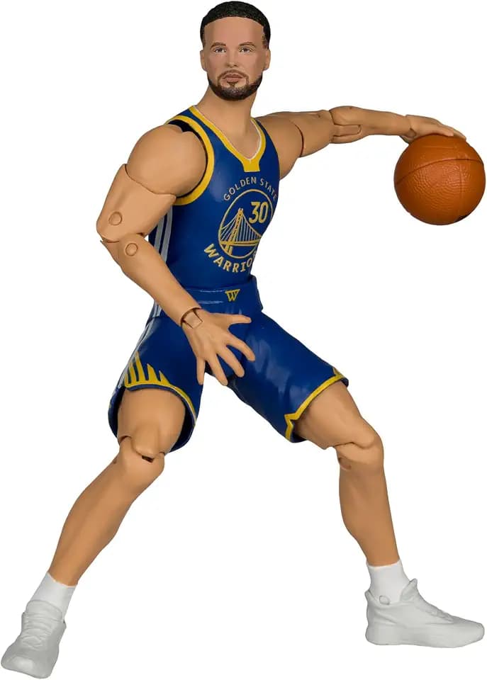 McFarlane Toys- NBA Stephen Curry (Golden State Warriors) 6" Action Figure McFarlane SportsPicks