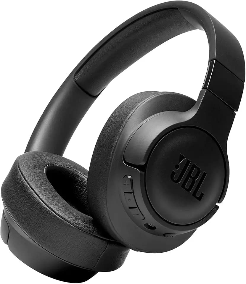 JBL Tune 710BT Wireless Over-Ear - Bluetooth Kopfhörer mit Mikrofon, 50H Akku, Freisprecheinrichtung, tragbar (schwarz), Medium