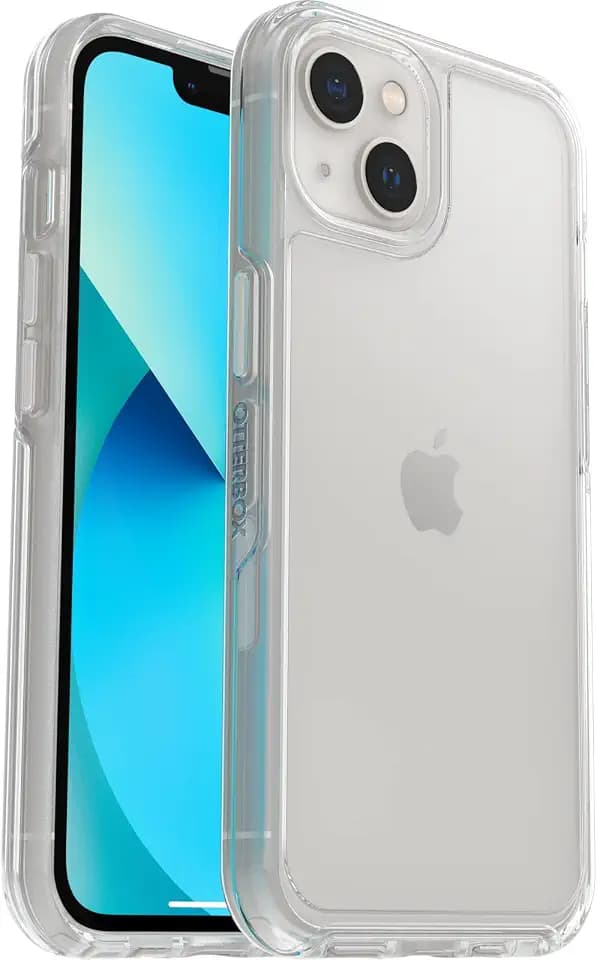 OtterBox Symmetry Series CLEAR iPhone 13 (Only) - Single Unit Ships in Polybag, Ideal for Business Customers - CLEAR
