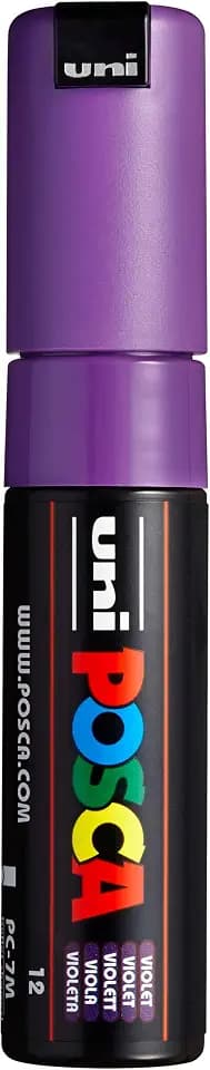 POSCA - Acrylmarker PC-7M Violett 5,5 mm Rundspitze