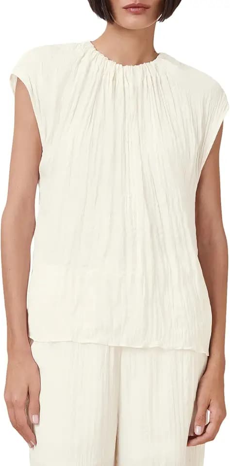 AllSaints Women's Trisha Crinkle Top