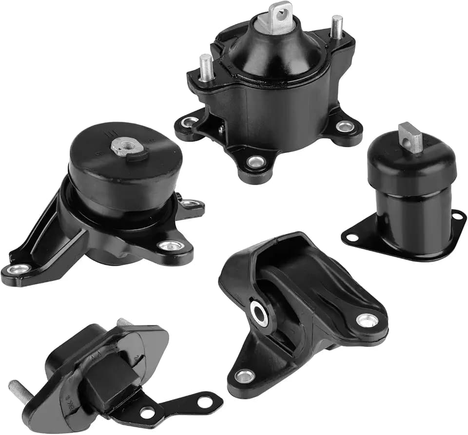 5PCS Engine Motor Mount Compatible with 2008 2009 2010 2011 2012 Honda Accord 2.4L and Transmission Mount for 2009-2013 A-cura TSX 2.4L Replace with A4565 A4570 A4572 A4584 A4561 Trans Mount