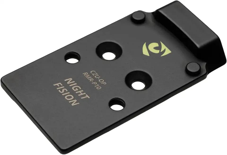 Optic Plate - Compatible with Trijicon RMR + RMR HD + SRO + Holosun 507c to CZ P10C - Durable Red Dot Sight Mount - CZ P10C Optics Plate - Not Compatible with RMRcc