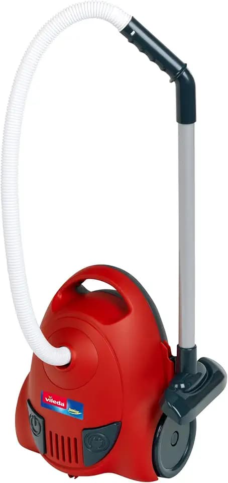 Theo Klein 6892 Vileda Staubsauger | Spielzeugstaubsauger mit realistischem Staubsauger-Sound | Spielzeug für Kinder ab 2 Jahren