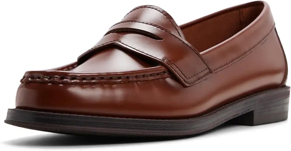 G.H. Bass & Co. Womens Mabel Leather Penny Loafer