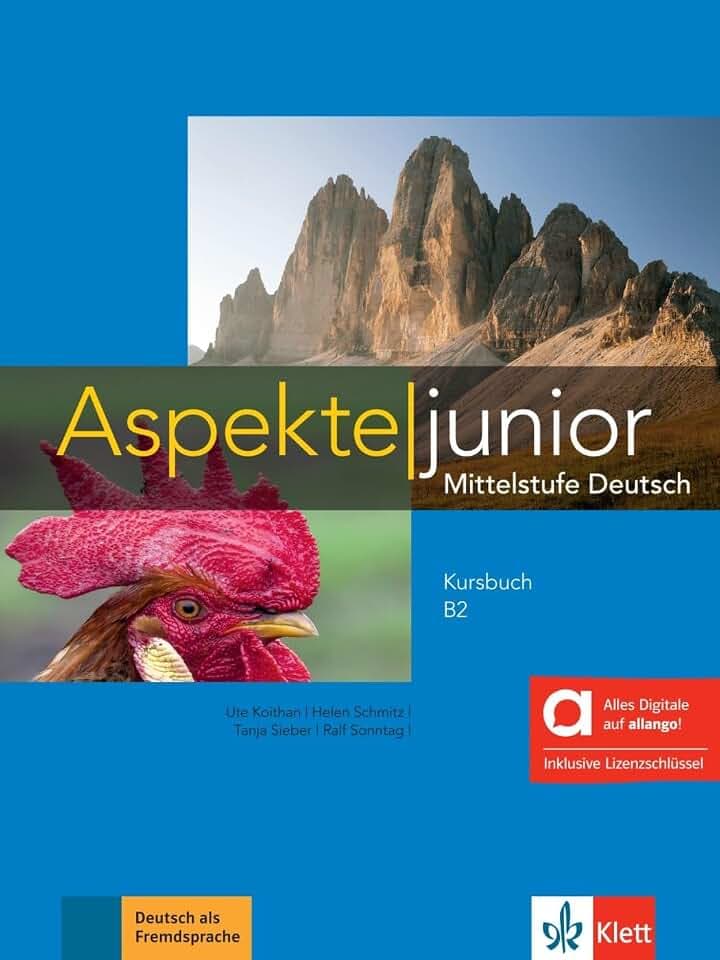 Aspekte junior B2 – Hybride Ausgabe allango: Mittelstufe Deutsch. Kursbuch mit Audios inklusive Lizenzschlüssel allango (24 Monate) (Aspekte junior: Mittelstufe Deutsch)