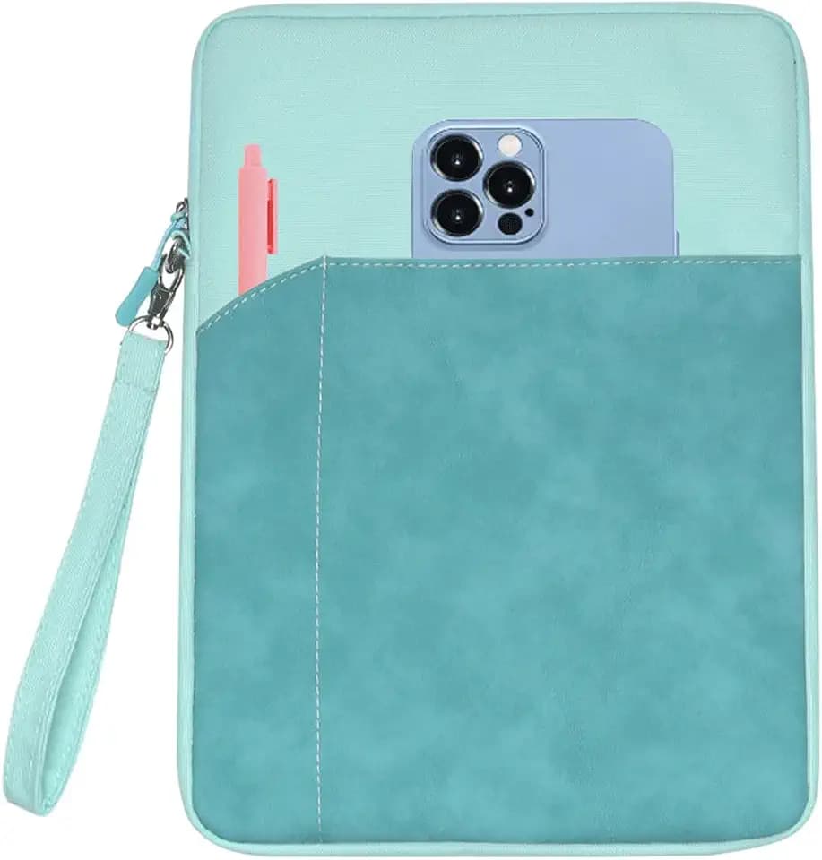 CAAORDKSO 7-8 Inch Tablet Sleeve Bag for iPad mini (A17 Pro) 8.3", iPad mini 6/5/4/3/2/1, Samsung Galaxy Tab S2 8.0, Tab A 8.0, ZenPad Z8s 7.9, Amazon Fire HD 8 Tablet/ 8 Plus Tablet Case Pouch, Blue