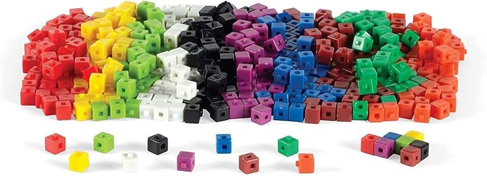 hand2mind Centimeter Cubes, Counting Cubes for Kids Math, Set of 500