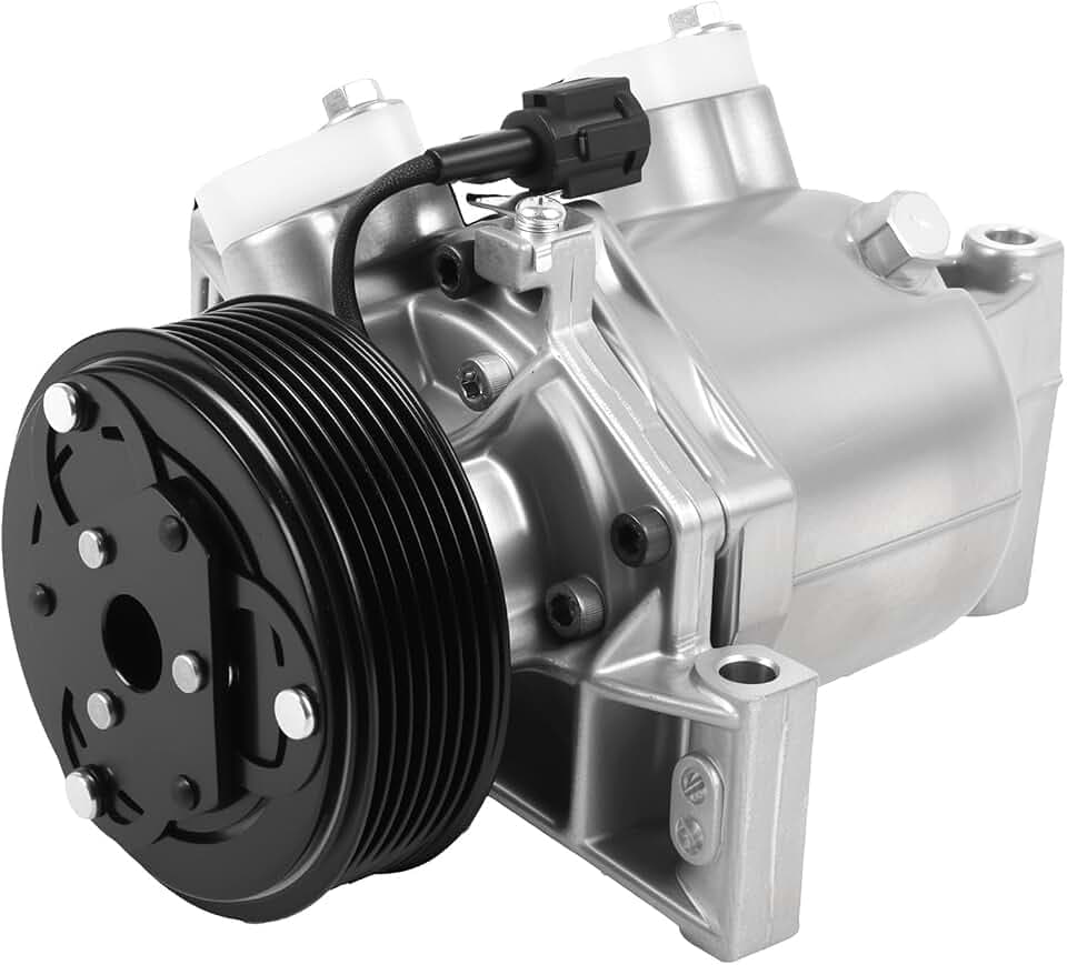 AC Compressor 58892 Fit for 2012-2014 Juke 1.6L, 2012-2019 Versa, 2014-2019 Versa Note, A/C Air Conditioning Compressor with Clutch Replacement for 57892, 58892, 5513076, 6513076