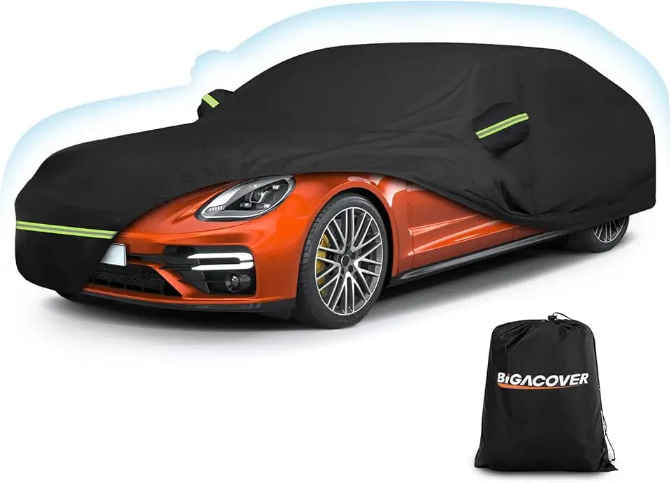 Car Cover for Porsche Panamera 2014-2025 210T Polyester with Cotton Lining
