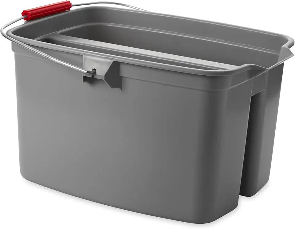 Rubbermaid Commercial Products Reinigungseimer mit Doppelkammer