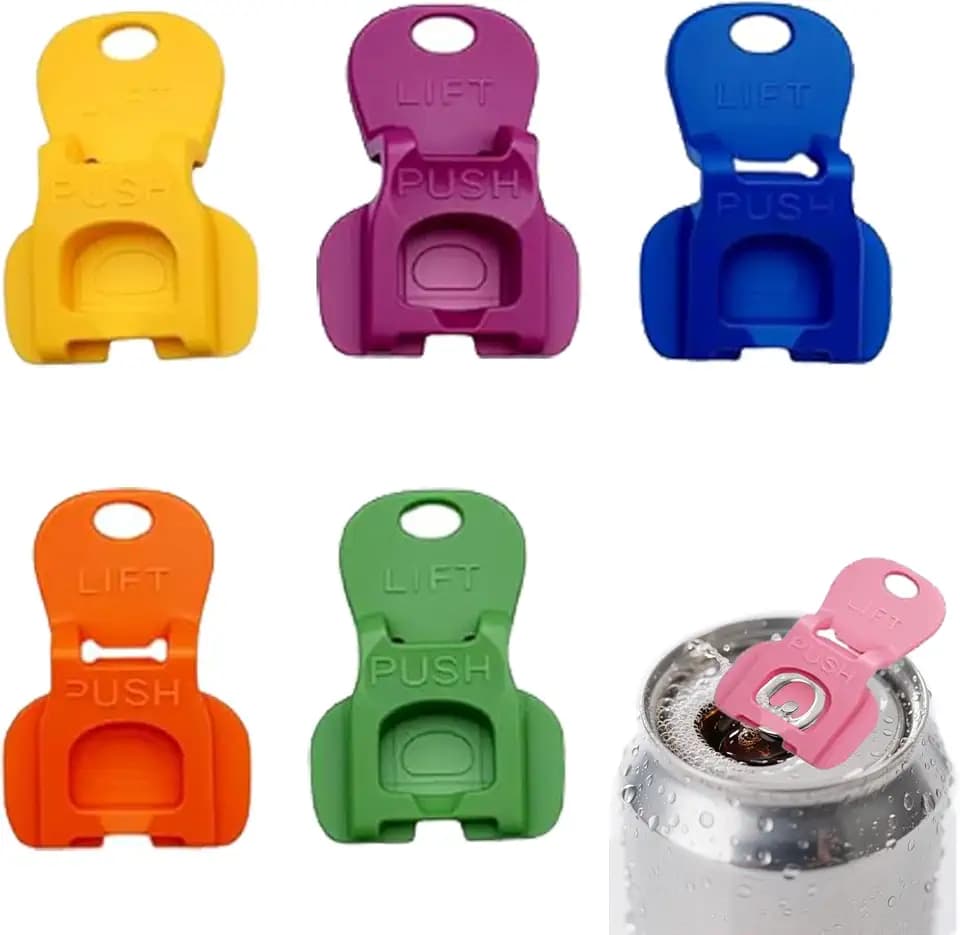 6/12/32 Stück Getränkedosenöffner, 2025 Neu Manueller Einfacher Öffner Dosenverschluss Getränkedosen, Dosenöffner aus Kunststoff für Cola, Bier, Getränke, Limonade, Einfacher Dosenöffner
