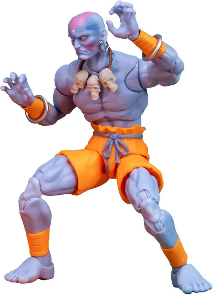 Jada Street Fighter II Figur Dhalsim Player 2 Deluxe, Limited Edition Next Level, Maßstab 1:12, 17 cm, austauschbares Zubehör, Offizielle Lizenz (9336690314R00)