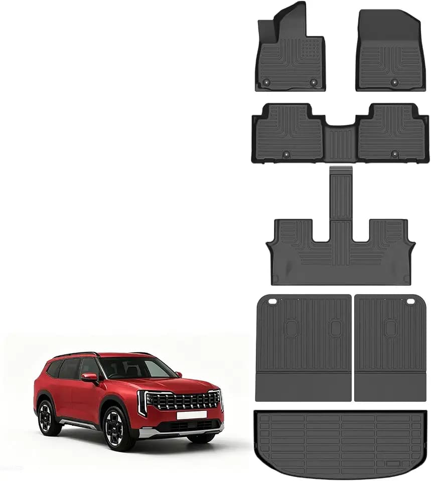 for Kia Telluride Floor Mats 2027(7&8 Seater,Only for Gas,Not for Hybrid)