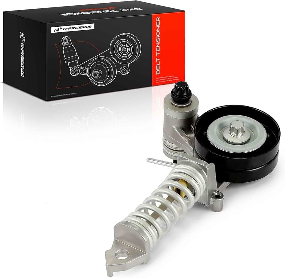 A-Premium Belt Tensioner Assembly with Pulley Compatible with Chevrolet