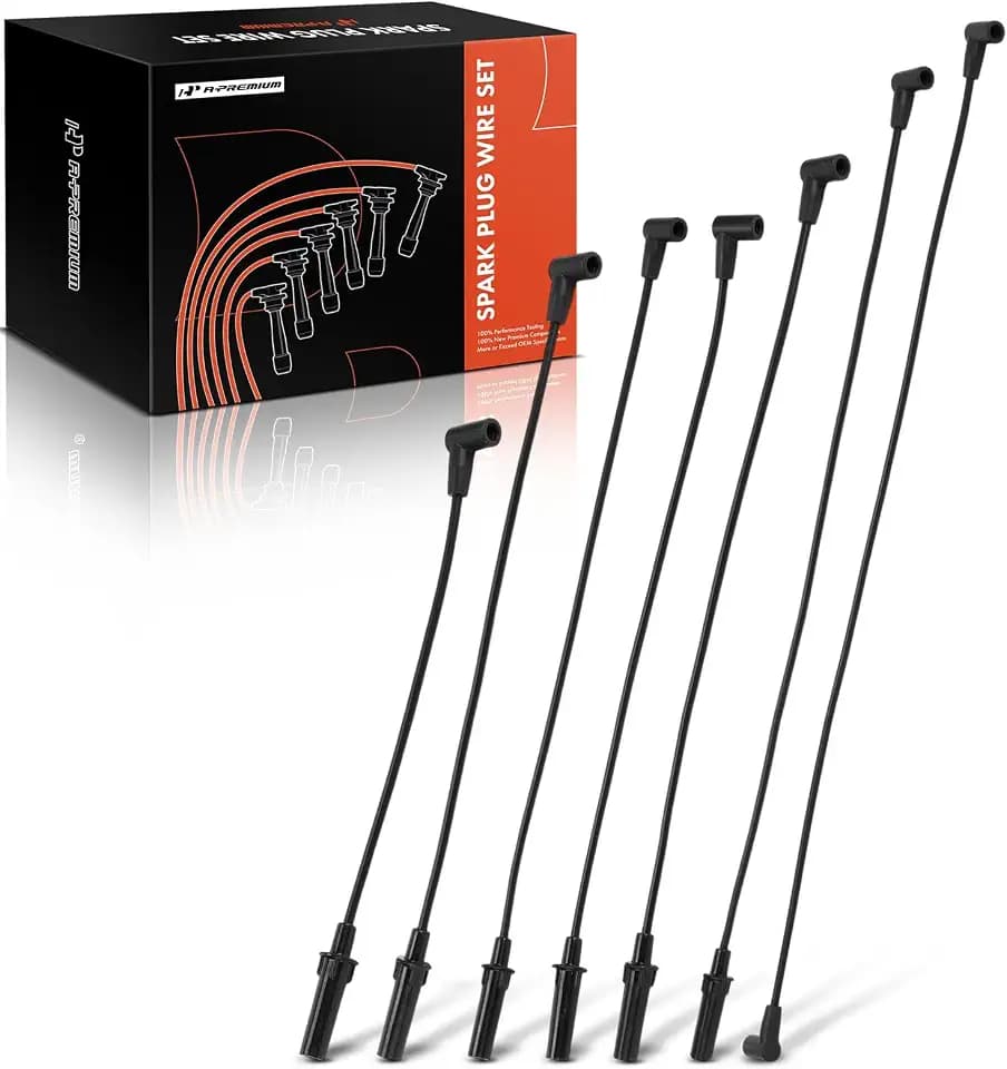 A-Premium 7MM Spark Plug Wires Set of 7 Compatible with Dodge