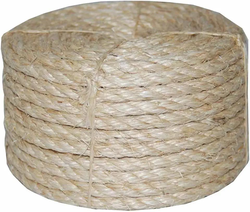 T.W. Evans Cordage Co. 21-410 3/8 in. x 100'. Twisted Sisal Rope
