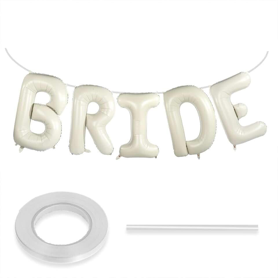 40 Zoll Bride Ballon, Hochzeitsballons, Folienballon Bride Buchstaben